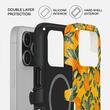 Burga Husa Dual Layer Magsafe Orange Lemonade iPhone 17 Pro