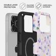 Burga Husa Dual Layer Magsafe Wildflower iPhone 17 Pro