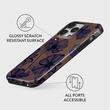 Burga Husa Dual Layer Velvet Night iPhone 15 Pro