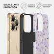 Husa iPhone 13 Pro Burga Dual Layer Wildflower