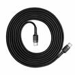 Baseus Cablu Type-C la Type-C 60W Cafule Series, Fast Charge, 20V, 3A, 2m, Gray & Black