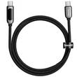 Baseus Cablu Type-C la Type-C 100W Display Fast Charge, 1m Black