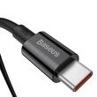 Baseus Cablu Type-C la Type-C 100W Superior Series, Fast Charge, 1m, Black