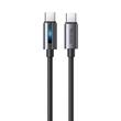 Mcdodo Cablu Type-C la Type-C 100W, Fast Charging, 5A LED, 1.2m, Negru