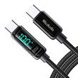 Mcdodo Cablu Type-C la Type-C Digial Display, Super Fast Charging, 100W, 1.2m Negru