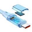 Mcdodo Cablu Type-C la Type-C Digital Display Silicone, Fast Charging, 100W, 1.2m, Albastru