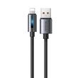 Mcdodo Cablu USB-A la Lightning Fast Charging, 3A LED, 1.2m Negru
