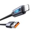 Mcdodo Cablu USB-A la Lightning Fast Charging, 3A LED, 1.2m Negru