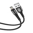 Prestico Cablu T10 USB la MicroUSB Fast Charger, 3.1A, 2m, Negru