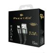 Prestico Cablu T20C USB la Type-C Fast Charger, 3.1A, 2m Negru