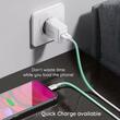 Ugreen Cablu USB-A la Lightning MFi,Fast Charging, 2.4A, 2m Negru