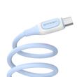 Usams Cablu Jelly Series Fast Charging USB la Type-C, 3A, 1m, Albastru
