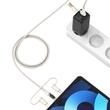 Usams Cablu Shadow Series 6in1, USB-A/Type-C la Type-C/Lightning/Micro, Fast Charging PD ,100W, 1.2m, Bej
