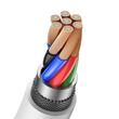 Usams Cablu US-SJ622 USB Type-C, 0.5m, Alb