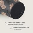 Burga Cana Termos BFF 1.2 L cu capac anti scurgeri si pai reutilizabil, inox