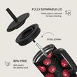 Burga Cana Termos Cherrybomb 1.2 L cu capac anti scurgeri si pai reutilizabil, inox