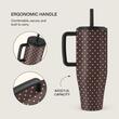 Burga Cana Termos Sorry Busy cu capac rezistent la scurgeri si pai reutilizabil, inox, 1.2 L