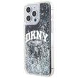 DKNY Husa Liquid Glitter Big Logo iPhone 14 Pro Max Negru