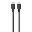 Devia Cablu Jelly Series Type-C la Type-C PD, 60W, 3A, 1,2m, Negru