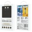 Devia Cablu Jelly Series Type-C la Type-C PD, 60W, 3A, 1,2m, Negru