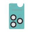 Devia Folie Sticla Camera Peak Series iPhone 16 Pro / 16 Pro Max pachet de 3 buc Negru