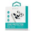 Devia Folie Sticla Camera Peak Series Crystal iPhone 16 Pro / 16 Pro Max pachet de 3 buc Transparent