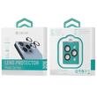 Devia Folie Sticla Camera Peak Series Diamond iPhone 15 Pro / 15 Pro Max pachet de 3 buc Gri,resigilat
