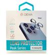 Devia Folie Sticla Camera Peak Series Samsung Galaxy S24 Plus, pachet de 3 buc,Argintiu,resigilat