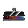 Devia Folie Sticla Van Series Full Privacy iPhone 15 Plus, cu kit montare Negru