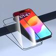 Devia Folie Sticla Van Series Full Screen Ultra-Thin iPhone 15 Pro Max, cu kit montare Transparent
