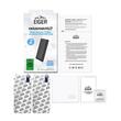 Eiger Folie Clear Triflex H.I.T iPhone 16 Pro Clear pachet de 2 buc