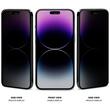 Eiger Folie Sticla Privacy Mountain Glass GRS iPhone 15 / 15 Pro Negru