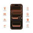 Eiger Folie Sticla Mountain Glass Ultra GRS iPhone 17 / iPhone 17 Pro / 16 Pro Clear