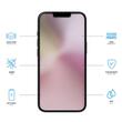Eiger Folie Clear Triflex H.I.T GRS iPhone 17e / iPhone 16e / iPhone 14 / iPhone 13 / iPhone 13 Pro, pachet de 3 buc, Clear