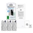 Eiger Folie Clear Triflex H.I.T GRS iPhone 17e / iPhone 16e / iPhone 14 / iPhone 13 / iPhone 13 Pro, pachet de 3 buc, Clear