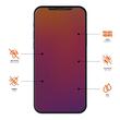 Eiger Folie Sticla Mountain Glass Ultra iPhone 14 / iPhone 13 / iPhone 13 Pro Clear (0.33mm, 9H, antimicrobian), resigilat