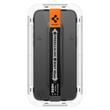 Spigen Folie Sticla Glass tR EZ Fit iPhone 15 Plus, set 2 buc, kit de montare, Black
