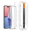 Spigen Folie Sticla Glass tR EZ Fit iPhone 15 Plus, set 2 buc, kit de montare, Black
