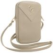 Guess Geanta pentru Telefon 4G Triangle Auriu(curea reglabila)