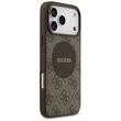 Guess Husa 4G Circle Classic Logo MagSafe iPhone 17 Pro Max Maro