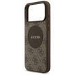 Guess Husa 4G Circle Classic Logo MagSafe iPhone 17 Pro Max Maro