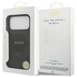 Guess Husa 4G Circle Classic Logo MagSafe iPhone 17 Pro Negru