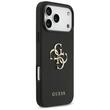 Guess Husa 4G Grained Big and Classic Logo iPhone 17 Pro Negru