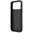 Guess Husa 4G Grained Big and Classic Logo iPhone 17 Pro Negru
