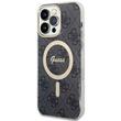 Guess Husa 4G MagSafe iPhone 15 Pro Negru