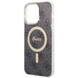 Guess Husa 4G MagSafe iPhone 15 Pro Negru