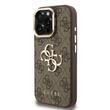 Guess Husa 4G Metal Logo Stand Camera Frame iPhone 16 Pro Maro