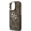 Guess Husa 4G Metal Logo Stand Camera Frame iPhone 16 Pro Maro