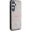 Guess Husa 4G Round Patch Classic Logo MagSafe Samsung Galaxy S25 Roz