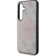 Guess Husa 4G Round Patch Classic Logo MagSafe Samsung Galaxy S25 Roz
